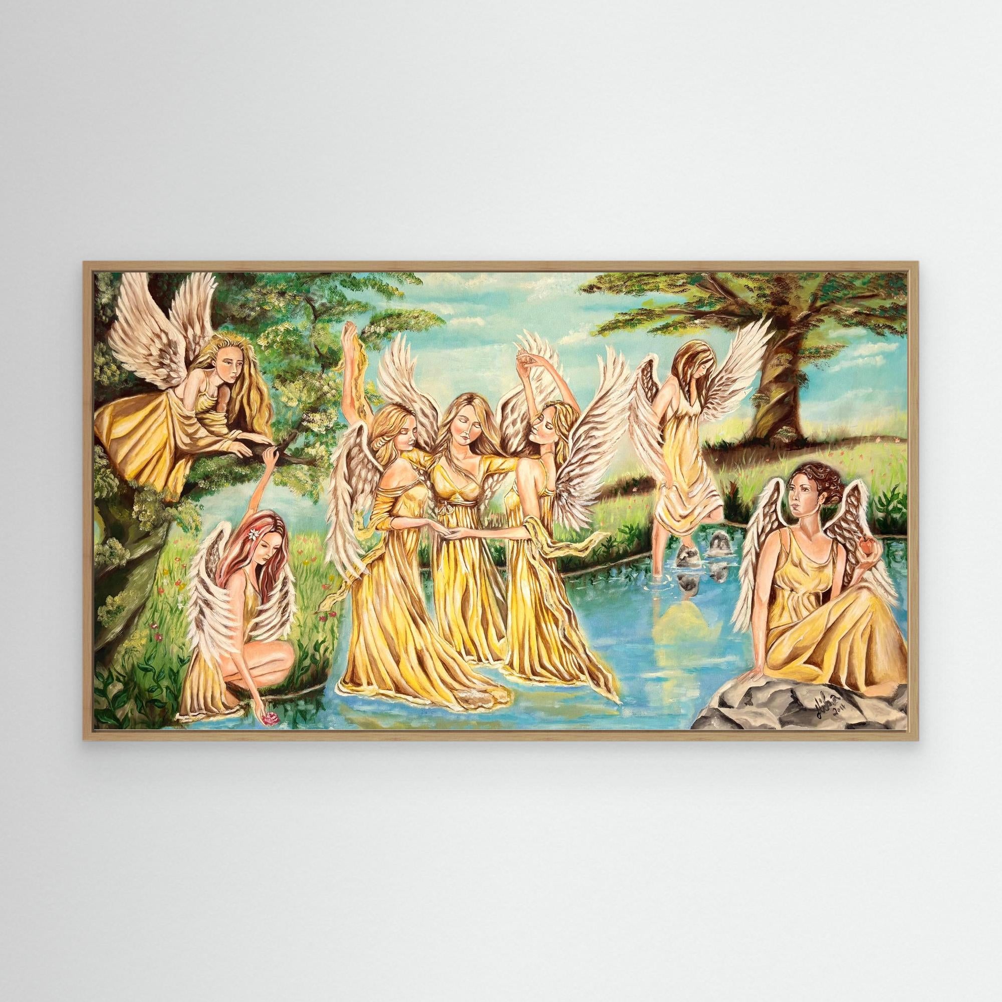 Il Ballo degli Angeli Stampa Fine Art 