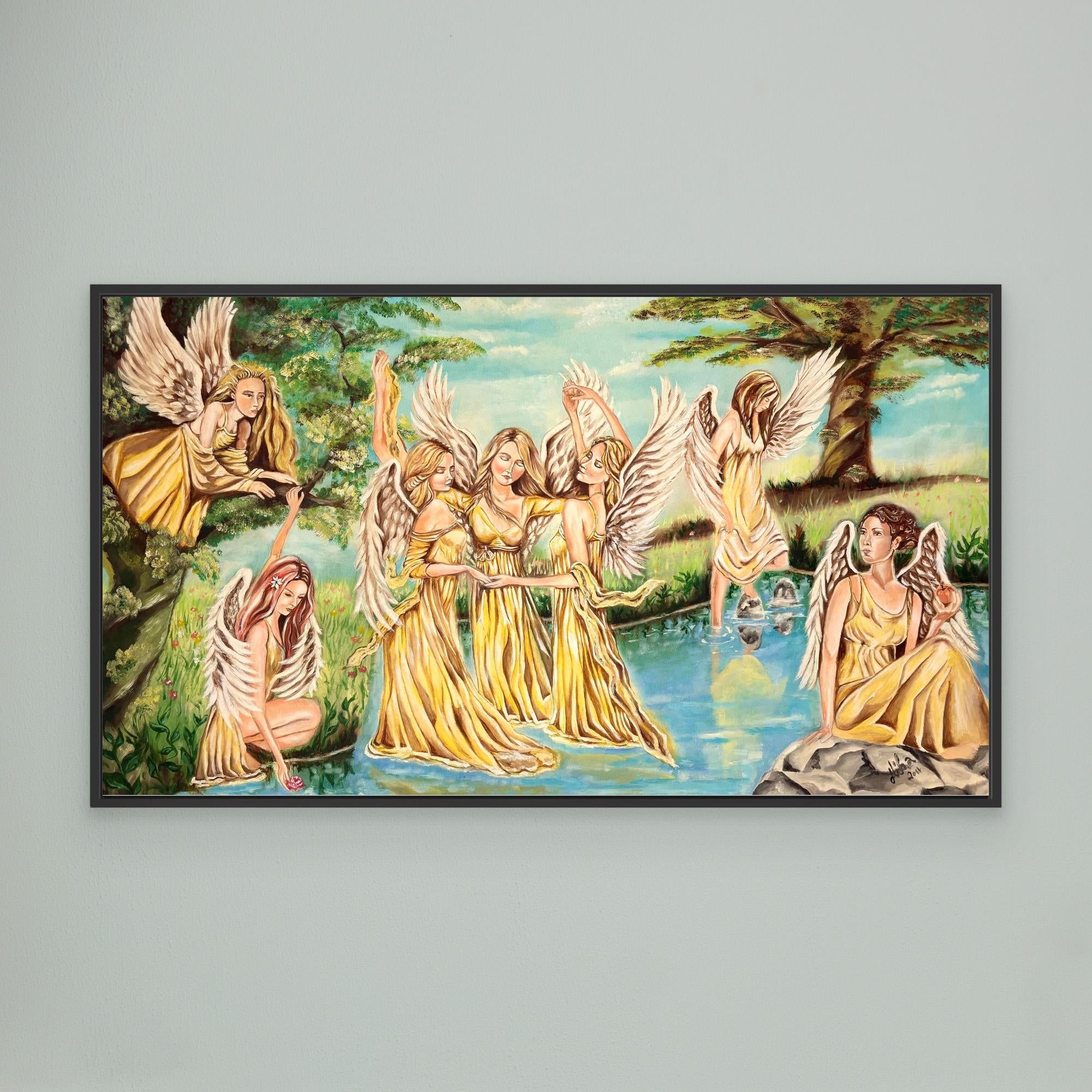 Il Ballo degli Angeli Stampa Fine Art 