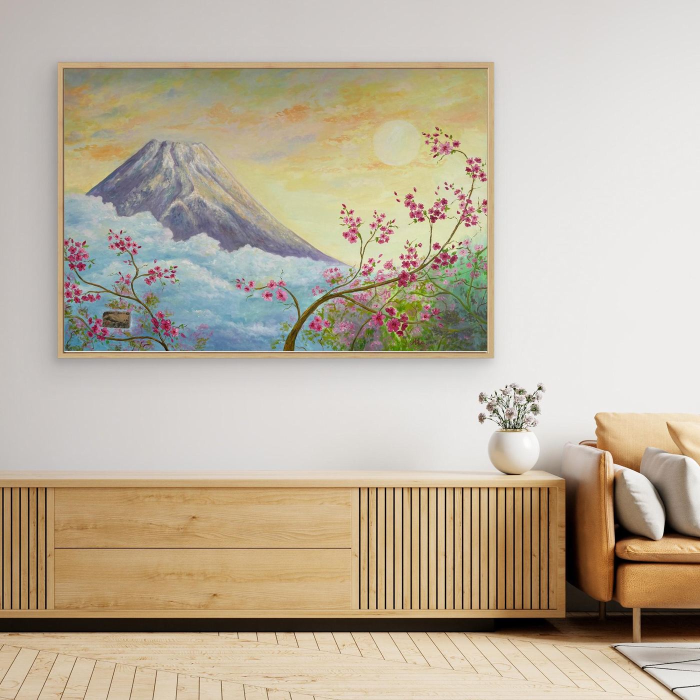 Monte Fuji e Fiori di Ciliegio 
