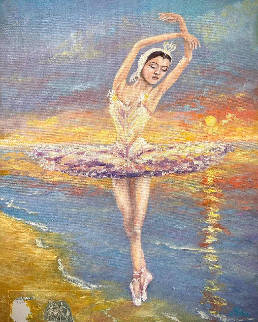 Ballerina al tramonto