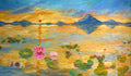 Fior di Loto al Tramonto
(Lotus Flower at Sunset)