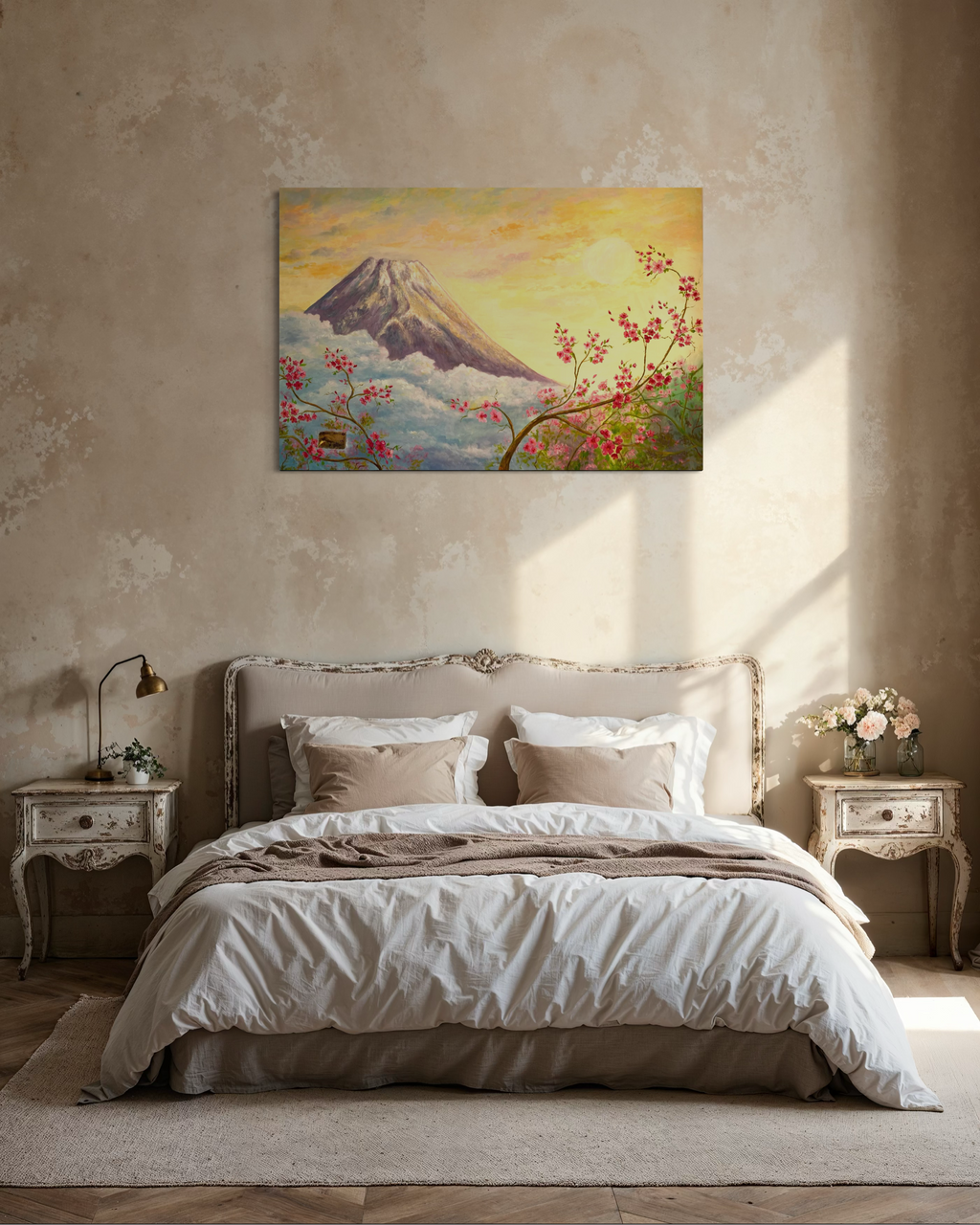 Monte Fuji e fiori di ciliegio