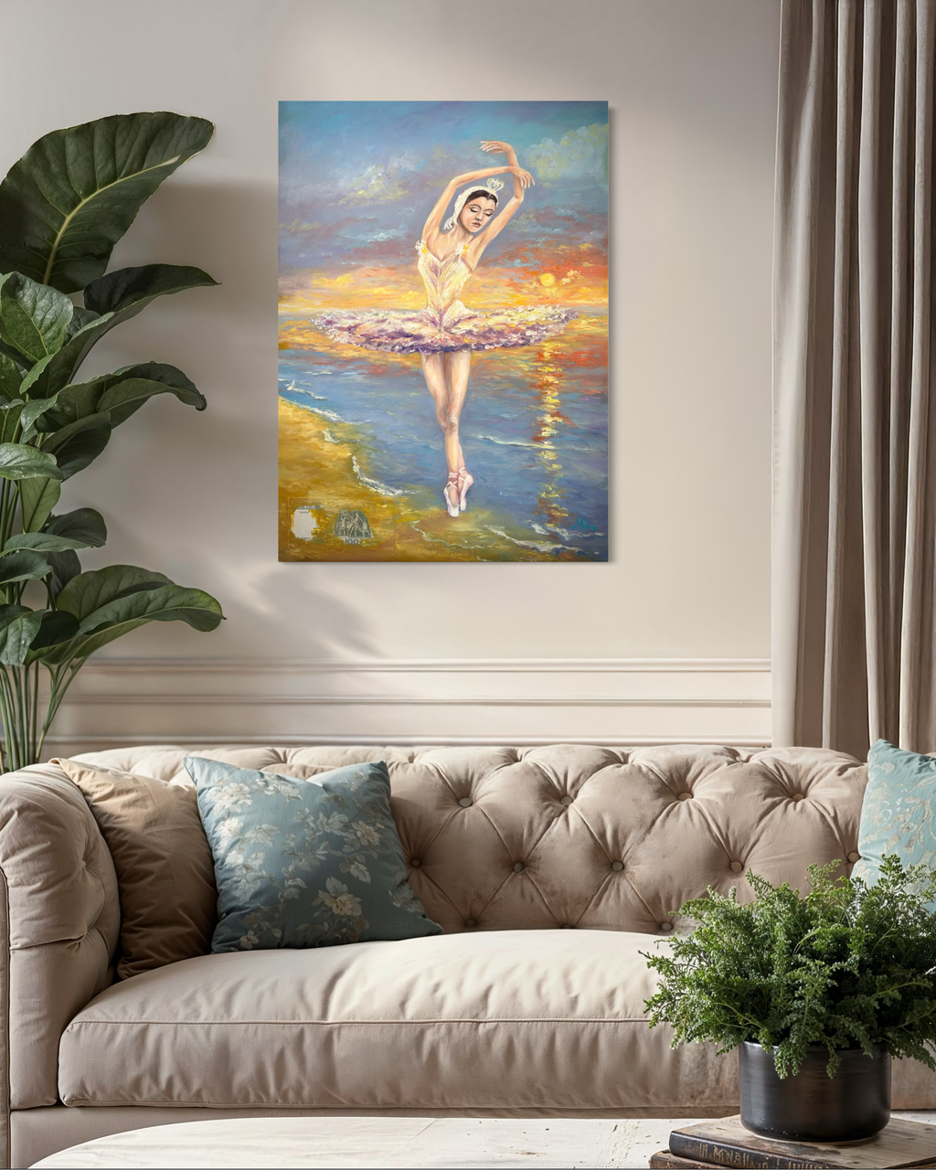 Ballerina al tramonto