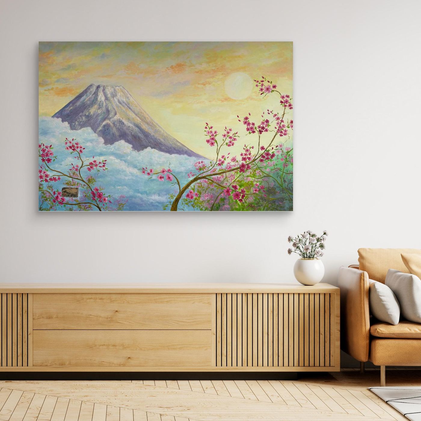 Monte Fuji e Fiori di Ciliegio 
