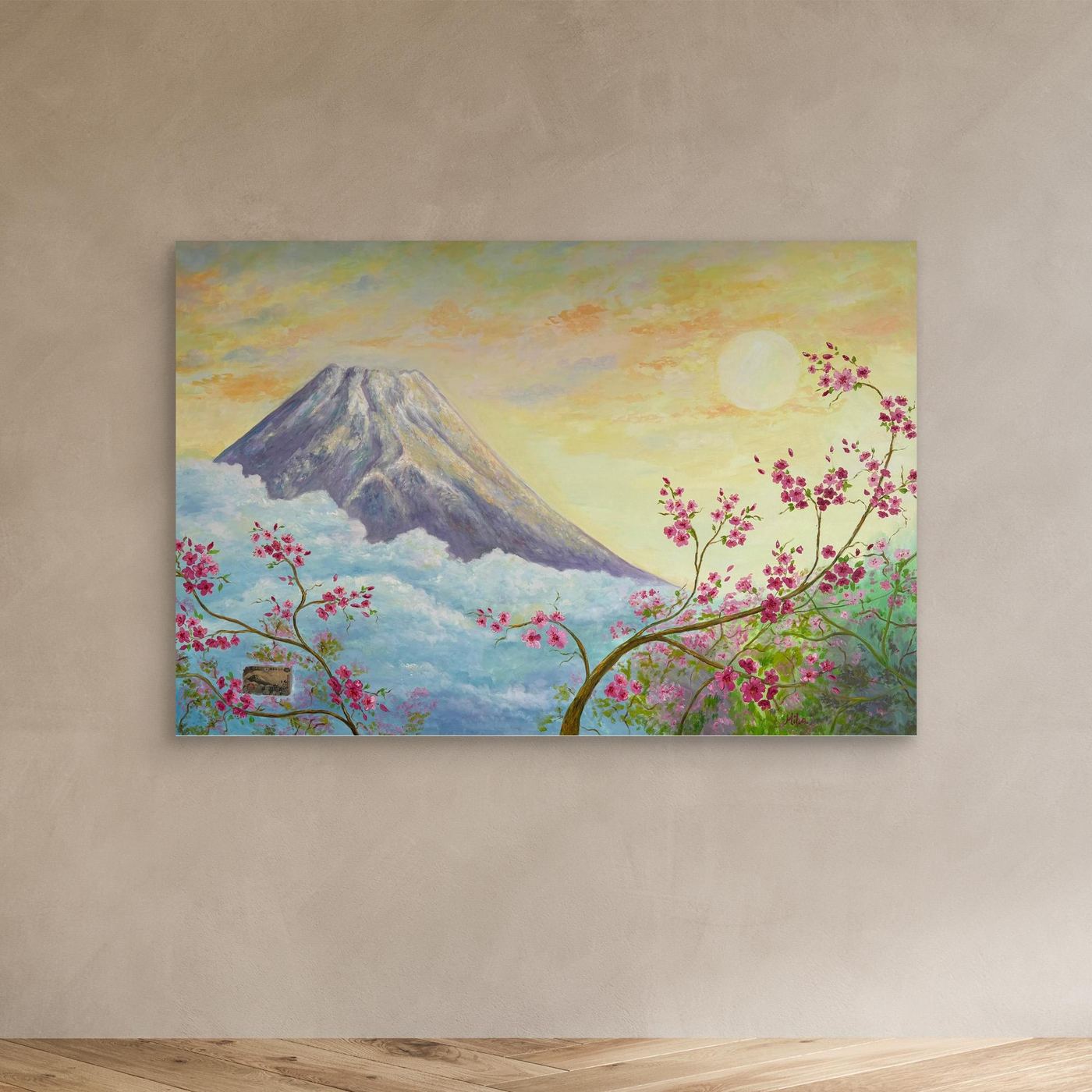 Monte Fuji e Fiori di Ciliegio 