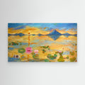 Fiore di Loto al Tramonto Stampa Fine Art