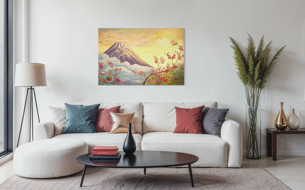 Monte Fuji e fiori di ciliegio