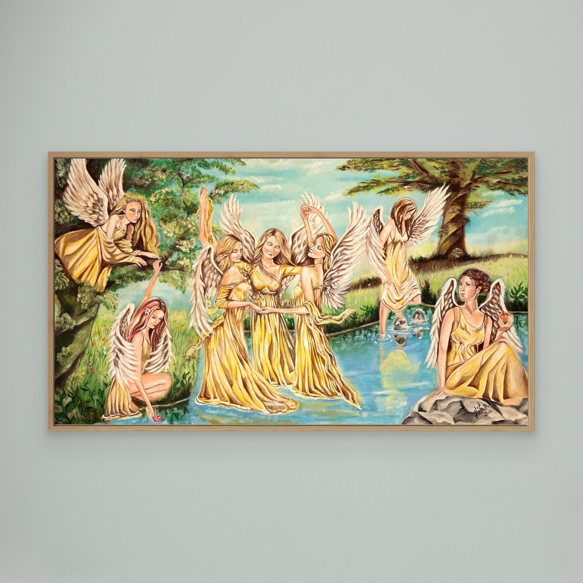 Il Ballo degli Angeli Stampa Fine Art 