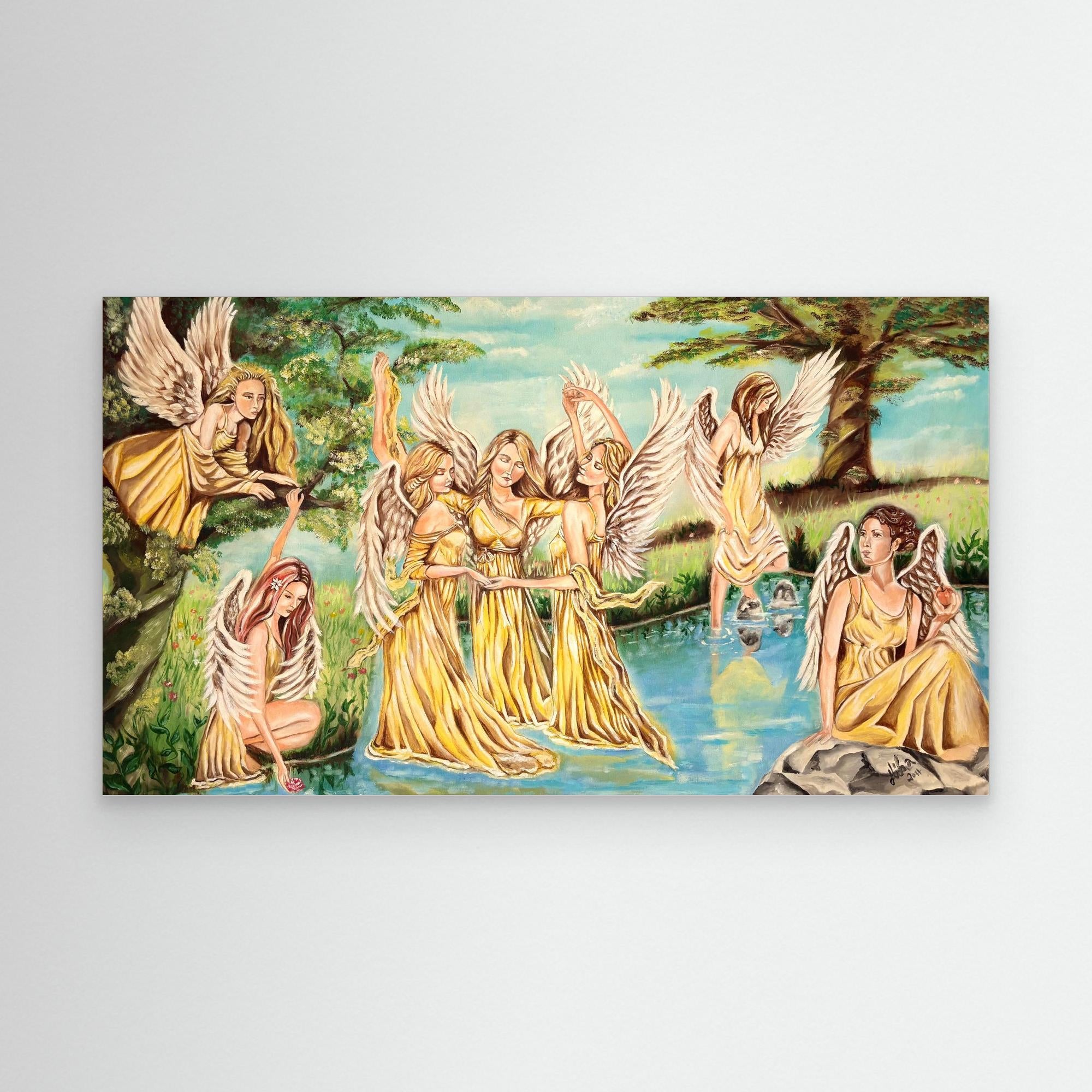 Il Ballo degli Angeli Stampa Fine Art 