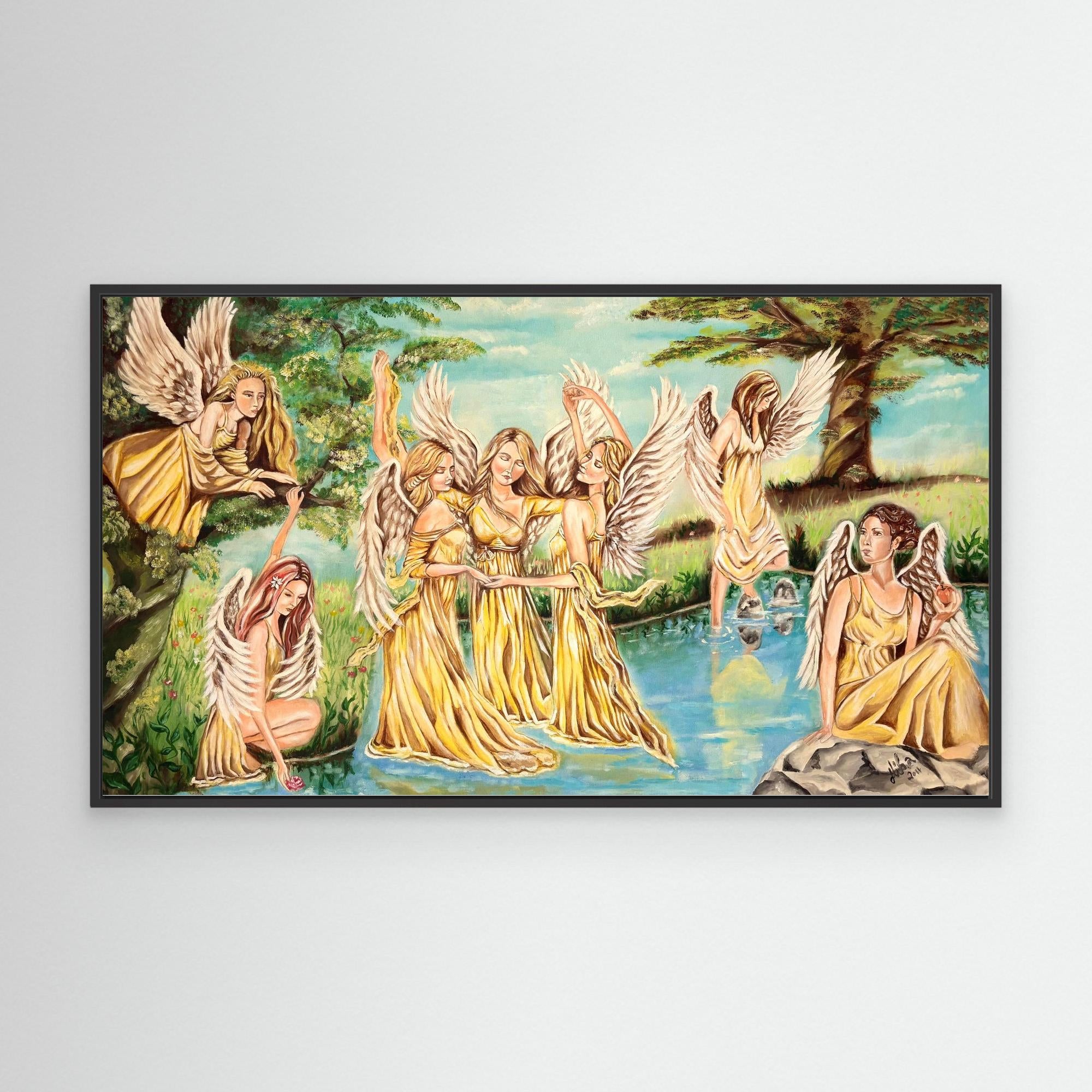 Il Ballo degli Angeli Stampa Fine Art 