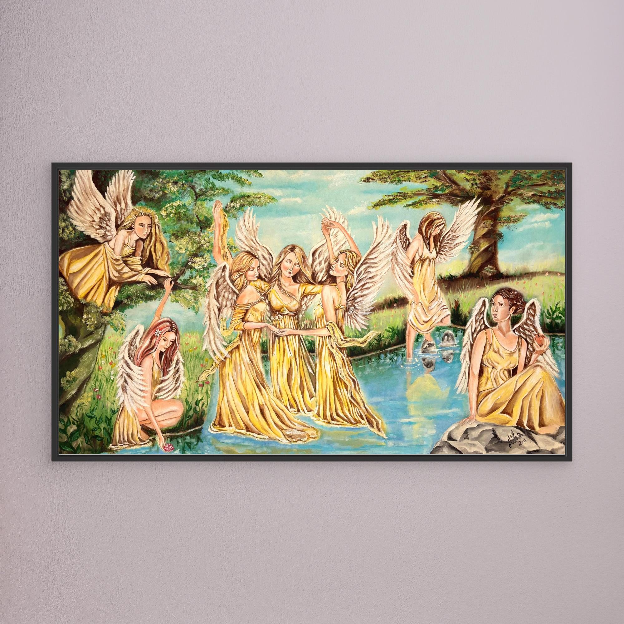 Il Ballo degli Angeli Stampa Fine Art 
